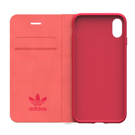 Apple iPhone X/ XS Booklet Case CJ1302 - red and white