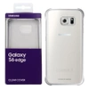 Samsung Galaxy S6 edge Clear Cover phone case - transparent with silver frame