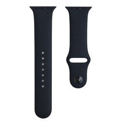 Apple Watch 1/ 2/ 3/ 4/ 5/ 6/ 7 Series 38/ 40/ 41 mm Silicone Sport strap M/L - black