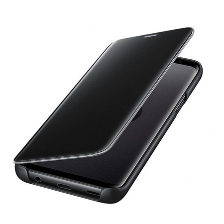 Samsung Galaxy S9 Clear View Standing Phone Case - black [OUTLET]