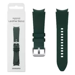 Samsung Hybrid Leather Band 20 mm S/M for Galaxy Watch 4/ Watch 4 Classic/ Watch 5/ Watch 5 Pro - green