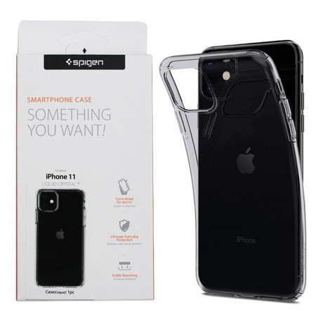 Apple iPhone 11 silicone case Spigen Liquid Crystal 076CS27179 - transparent 