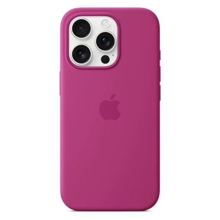 Apple iPhone 16 Pro Silicone Case MagSafe - Fuchsia 