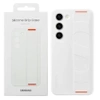 Case with strap for Samsung Galaxy S23 Silicone Grip Case - white