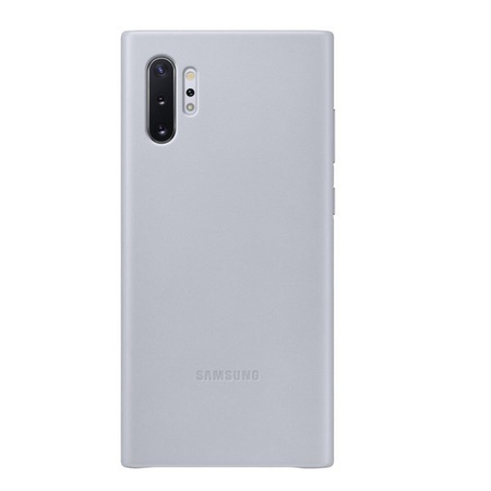 Samsung Galaxy Note 10 Plus Leather Cover phone case - gray