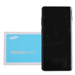Wyświetlacz LCD do Samsung Galaxy S10 Plus oryginalny - biały (Ceramic White)