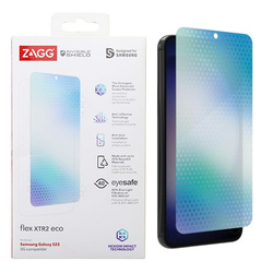 Hybrid glass for Samsung Galaxy S23 Zagg InvisibleShield Flex XTR2 Eco