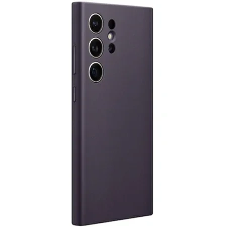 Etui na telefon Samsung Galaxy S24 Ultra Vegan Leather Case - fioletowe (Dark Violet)