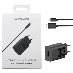 Motorola TurboPower MC-332L mains charger with cable - 33W