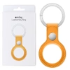 Apple AirTag Leather Key Ring - bright orange (California Poppy)