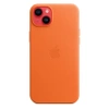 Apple iPhone 14 Plus Leather Case MagSafe - Orange (Orange)