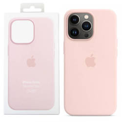 Apple iPhone 13 Pro Silicone Case MagSafe - Pink (Chalk Pink)