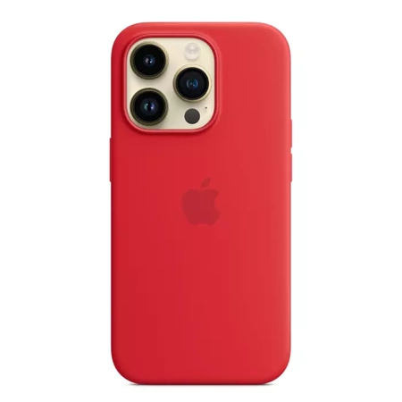 Apple Silicone Case MagSafe for iPhone 14 Pro - Red (Red)