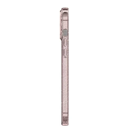 Etui na Apple iPhone 12 Pro Max Spigen Liquid Crystal Glitter silikonowe - różowe (Rose Quartz)