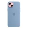 Apple iPhone 15 Plus Silicone Case MagSafe - Blue (Winter Blue)