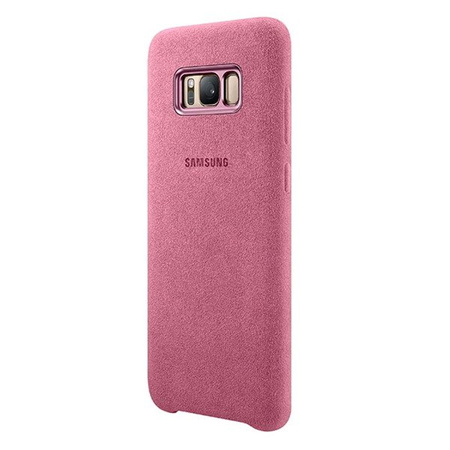 Samsung Galaxy S8 Plus Alcantara phone case - pink