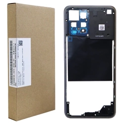 Body, side frame for Realme 8 original - silver