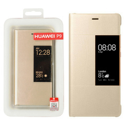 Etui do Huawei P9 Smart View Cover - złote