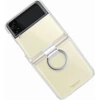 Etui na telefon Samsung Galaxy Z Flip3 5G Clear Cover with Ring - transparentne