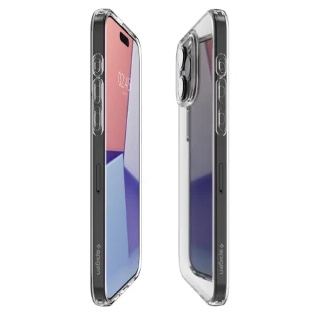 Spigen Crystal Flex silicone case for Apple iPhone 15 Pro - transparent 