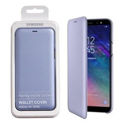 Samsung Galaxy A6 Plus 2018 Wallet Cover phone case - purple