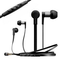 Sony MH1C słuchawki z pilotem - czarne