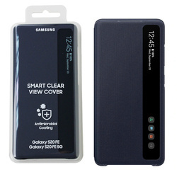 Samsung Galaxy S20 FE case Smart Clear View Cover EF-ZG780CNEGEE - navy blue