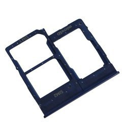 Szufladka kart SIM i karty pamięci micro-SD do Samsung Galaxy A20e oryginalna - niebieska