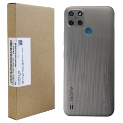 Battery flap for Realme C25Y original - grey (Metal Grey)