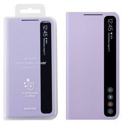 Samsung Galaxy S21 FE 5G case Smart Clear View Cover EF-ZG990CVEGEE - lavender
