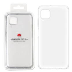 Huawei P40 Lite etui silikonowe Flexible Clear Case 51993984 - transparentne