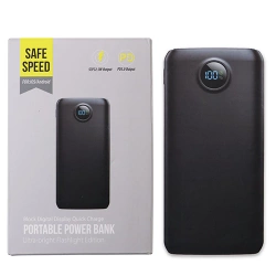 Powerbank Safe Speed Quick Charge 27000 mAh - black 22.5W