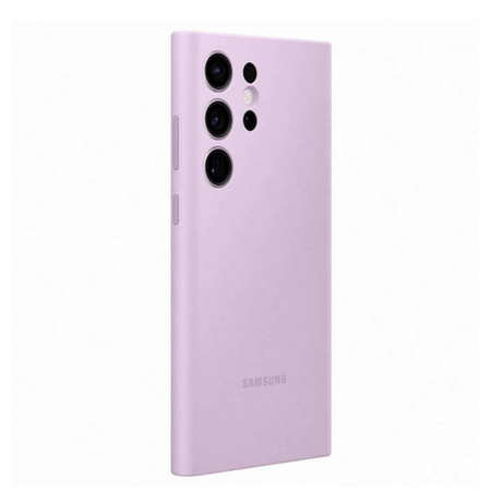 Samsung Silicone Phone Case for Galaxy S23 Ultra - lavender