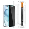 Tempered glass for Apple iPhone 15/ 16 Spigen Glas.TR EZ FIT Privacy 