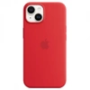 Apple iPhone 14 Silicone Case MagSafe - Red (Red)