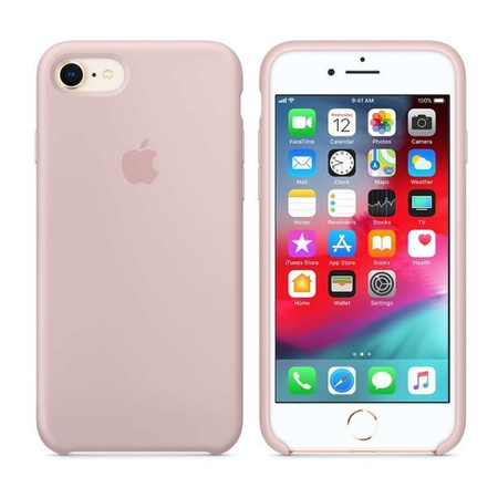 Apple iPhone 7/ 8 Silicone Case - Sand Pink (Pink Sand) [OUTLET]