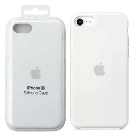 Apple Silicone Case for iPhone SE 2020/ SE 2022 - White (White)