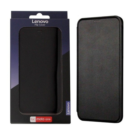 Motorola Moto One Flip Cover case - black