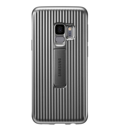 Samsung Galaxy S9 Protective Standing Cover phone case - silver