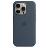 Apple iPhone 15 Pro Silicone Case MagSafe - Navy Blue (Storm Blue)