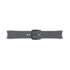 Silicone strap for Samsung Galaxy Watch 4/ 4 Classic/ 5/ 5 Pro/ 6/ 6 Classic Sport Band One Click 20 mm M/L - Graphite (Graphite)