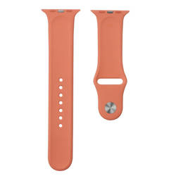 Apple Watch 1/ 2/ 3/ 4/ 5/ 6/ 7 Series 42/ 44/ 45 mm Silicone Sport strap M/L MPUX2AM/A - Peach (Flamingo)