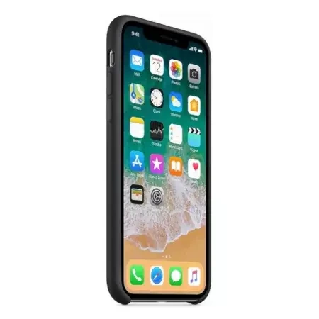 Silicone Case for Apple iPhone X Silicone Case - black [OUTLET]