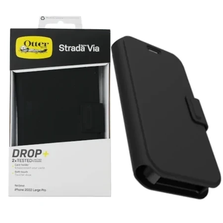 OtterBox Strada Via case for Apple iPhone 14 Pro - black