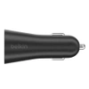 Belkin dual port car charger with Lightning cable for iPhone/ iPad - 24W