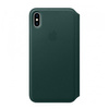 Apple iPhone XS Max Leather Folio Case - Green (Forest Green)