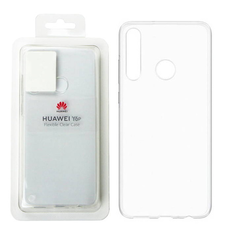 Huawei Y6P etui silikonowe Flexible Clear Case 51994024 - transparentne