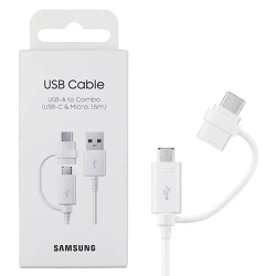 Samsung kabel 2w1 micro-USB i USB-C EP-DG930DWEGWW - 1.5m