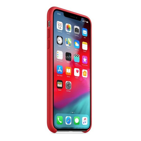 Apple iPhone XS Max silicone case MRWH2ZM/A - Red (Red)