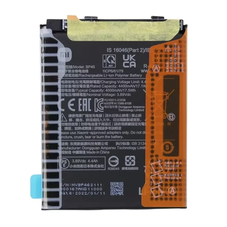 Original BP46 battery for Xiaomi 12/ 12X - 4500 mAh